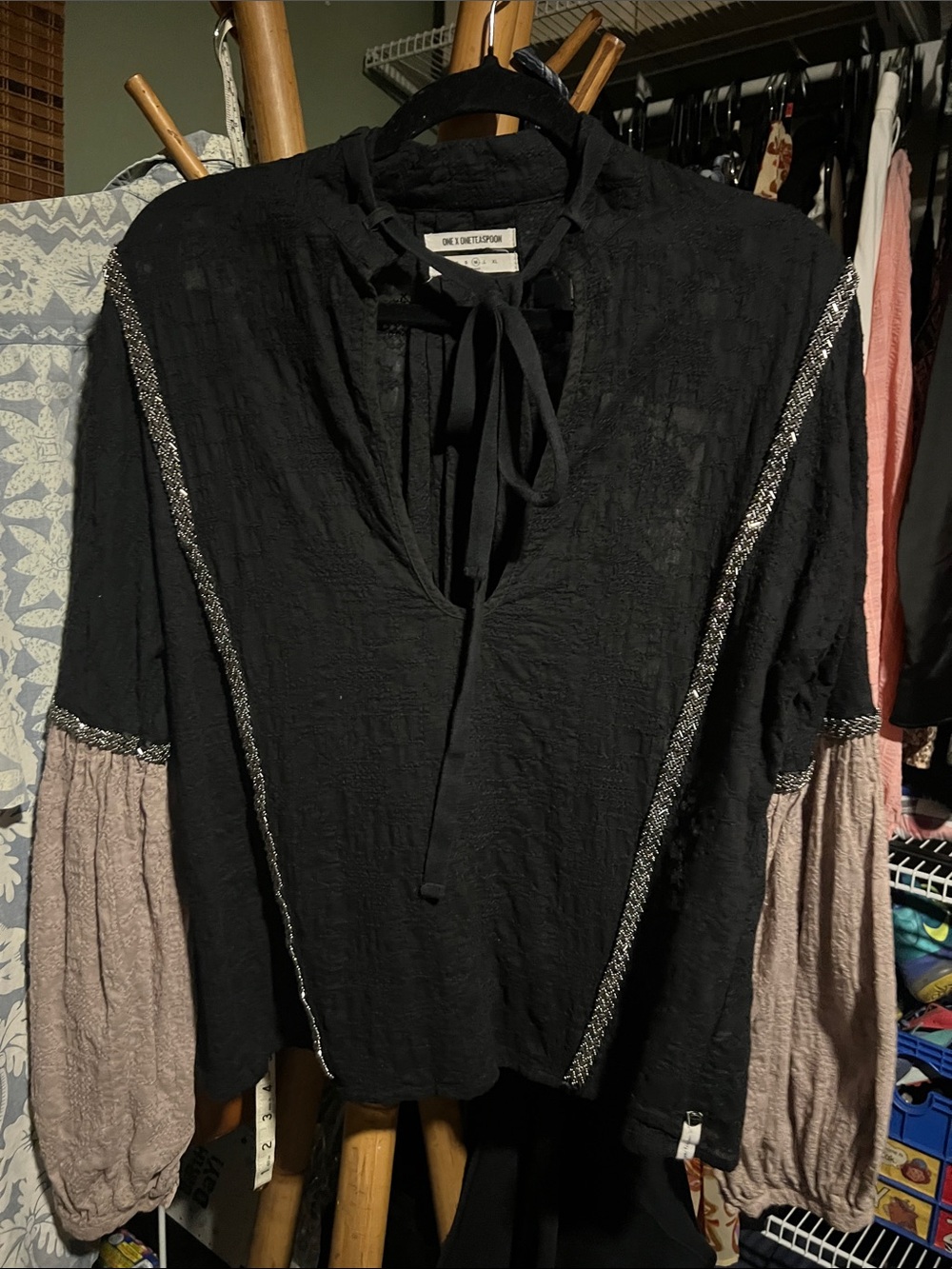 Black Men's Embroidered Jacket